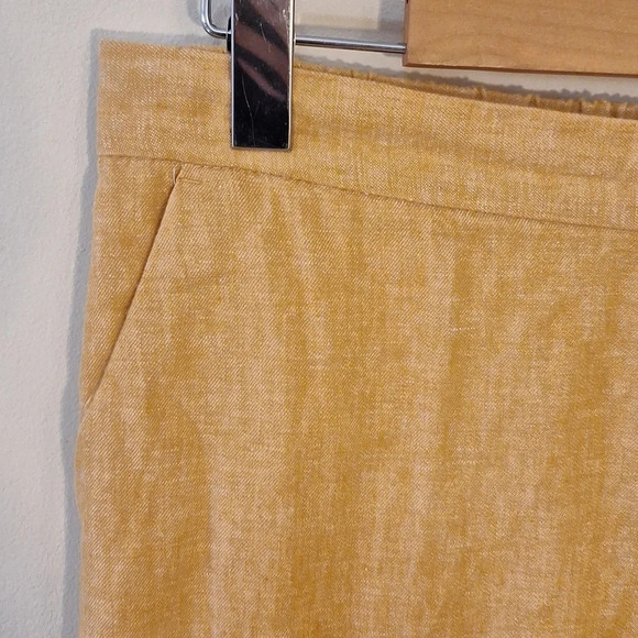Banana Republic linen blend Hayden pants SZ 6P - Picture 3 of 7